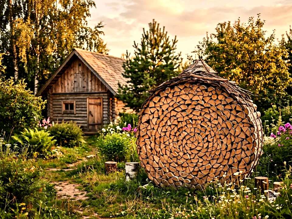 Дуб + укладка в дровник, Зеленоград, улица Промышленная, 21