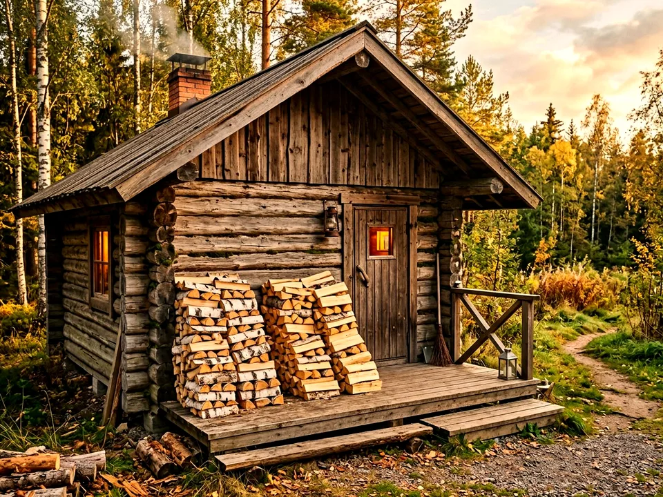 Круговая поленница holzhausen, Зеленоград, улица Луговая, 27